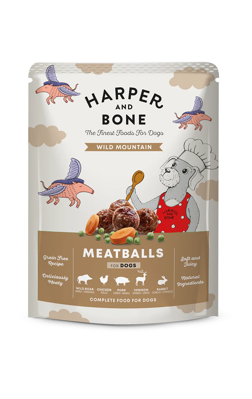 Harper and bone polpette per cani Wild mountains 300 gr