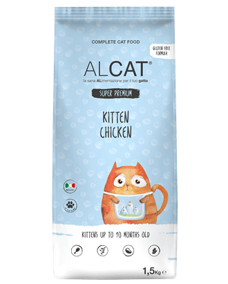 Alcat kitten chicken
