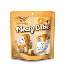 Snack natural kitty cane e gatto pollo e zucca 60 gr