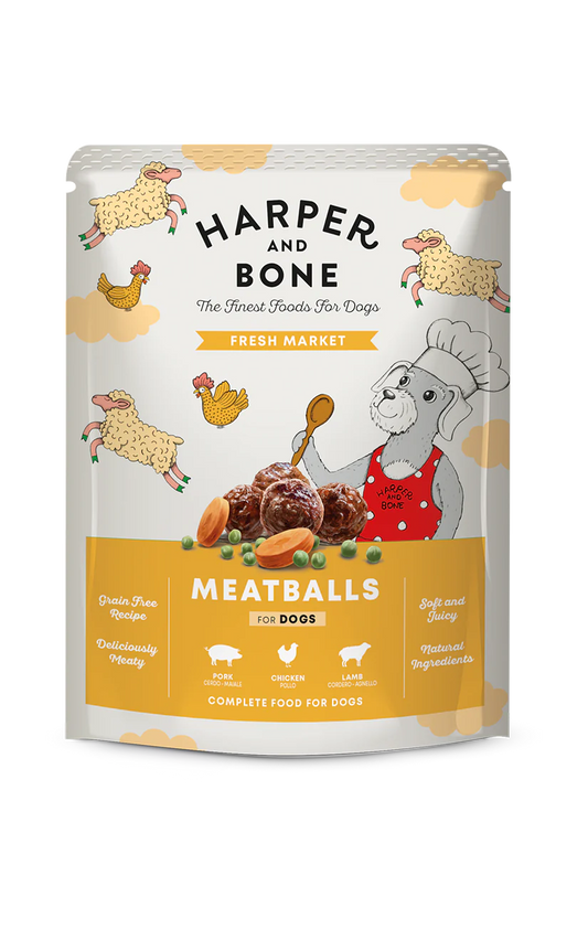 Harper and bone polpette per cani Fresh market 300 gr