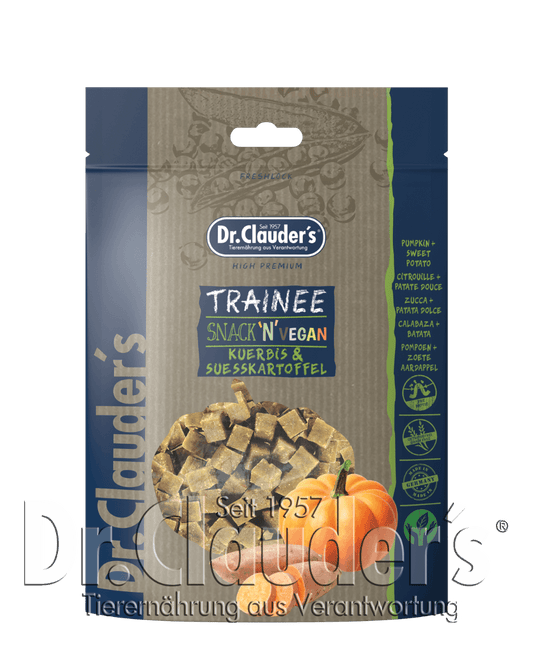 snack Dr. clauder's  Trainee Zucca e Patate dolci 80g vegan