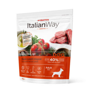 Italian way Maiale e piselli integrali Sensitive – Intestinal Aid adult mini