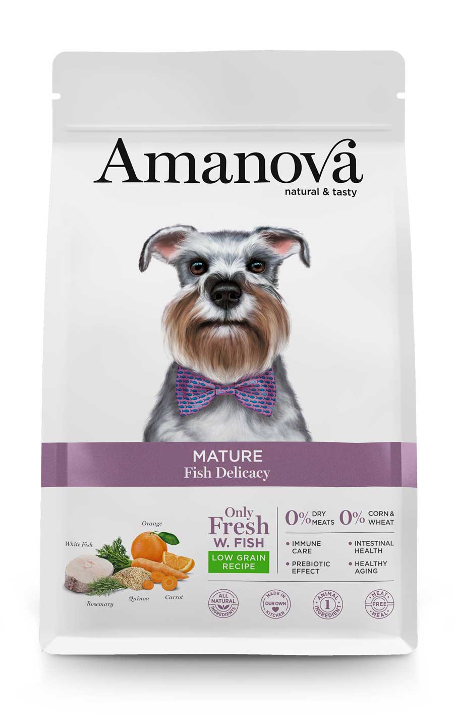 Amanova dog Adult mature Fish Delicacy