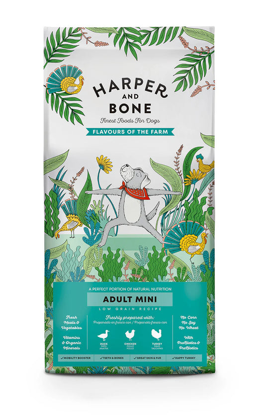 Harper and bone dog flavours of the farm Adult mini