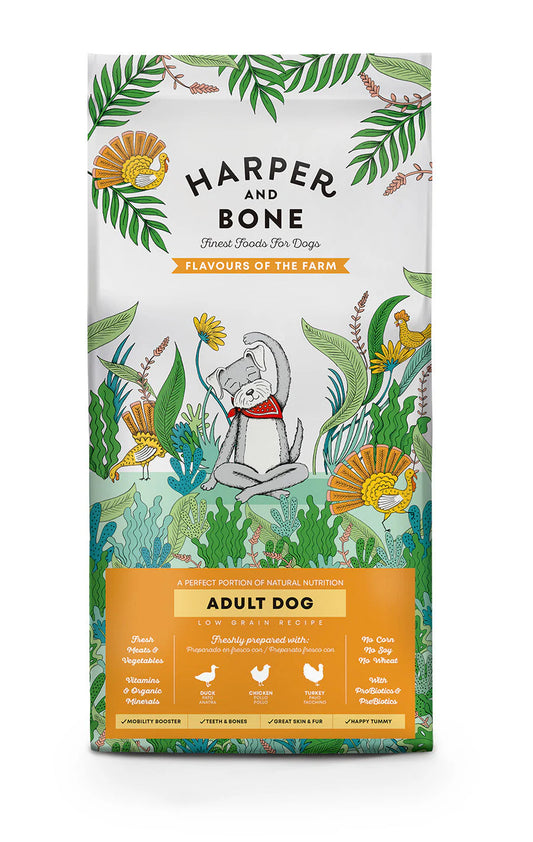 Harper and bone dog Flavours of the farm Adult