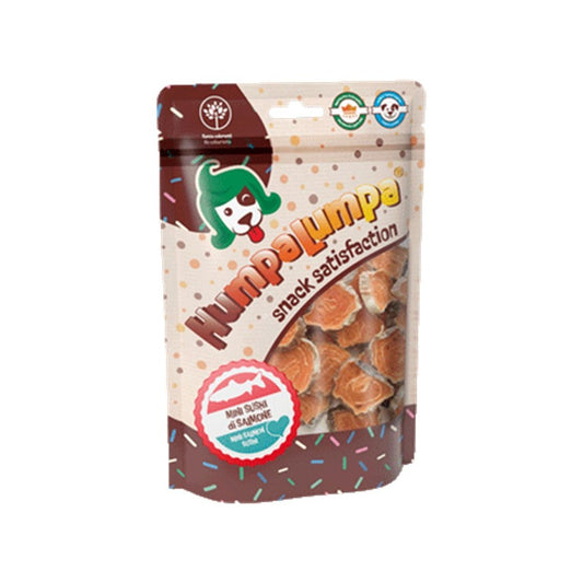 Snack humpa lumpa cane MINI SUSHI DI SALMONE 85 GR