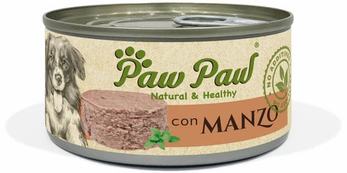 Paw paw cat manzo 80 gr