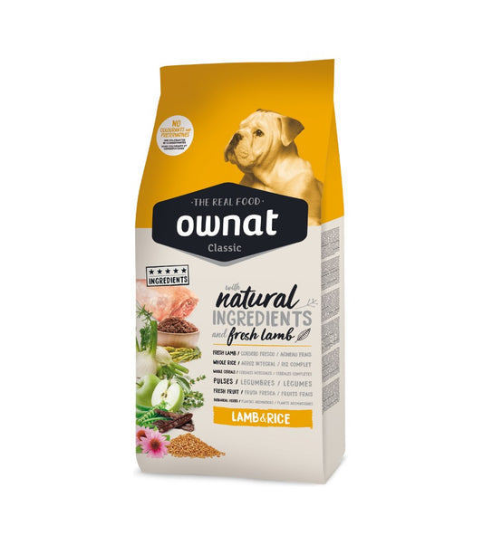 OWNAT CLASSIC LAMB&RICE 4 kg